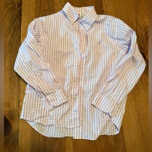 TBBC lavender deans button down collar shirt 7 perfect cond smoke pet free home